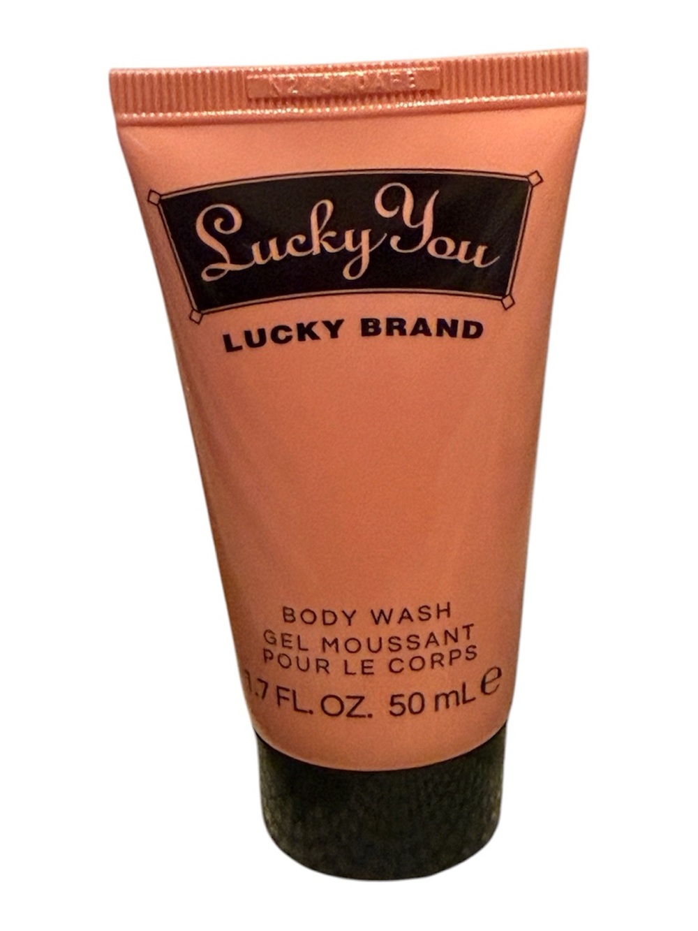Lucky Brand Lucky You Body Wash - Peach Pink Tube
